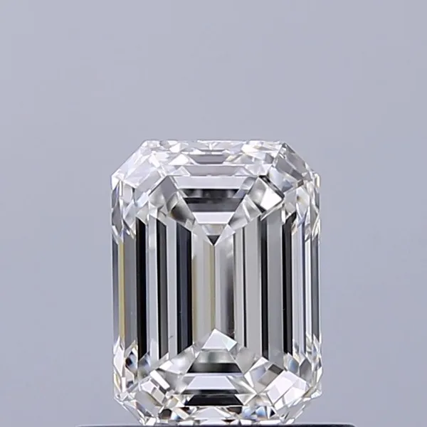 0.7ct EMERALD F VS1 Natural diamond