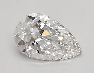 0.67ct PEAR D VVS2 Lab diamond