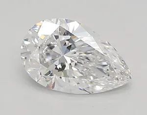 0.86ct PEAR D VVS2 Lab diamond