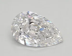 0.86ct PEAR D VVS2 Lab diamond