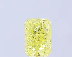 1.09ct RADIANT Fancy Intense Yellow VS1 Coloured Lab diamond