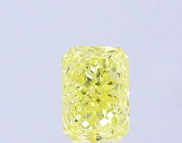 1.09ct RADIANT Fancy Intense Yellow VS1 Coloured Lab diamond