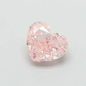 1ct HEART Fancy Pink VVS2 Coloured Lab diamond