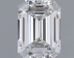 0.37ct EMERALD E VS1 Lab diamond