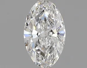 0.5ct OVAL E VVS1 Natural diamond