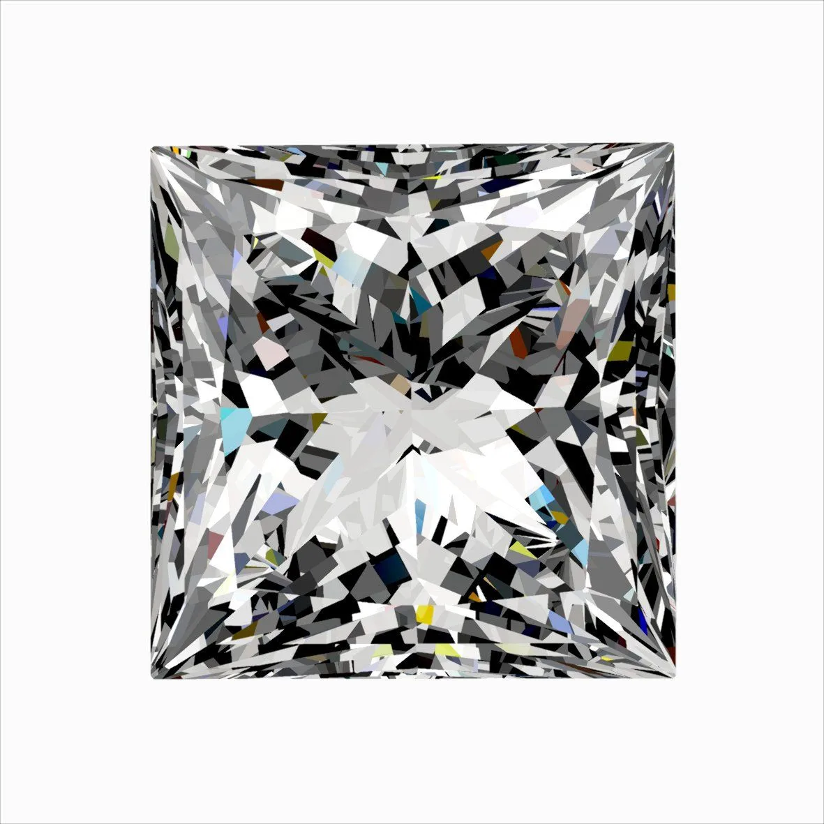 0.30ct PRINCESS F VS1 Natural diamond