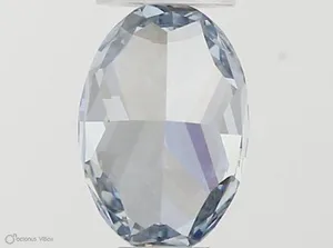 0.34ct OVAL Fancy Intense Blue IF Coloured Lab diamond