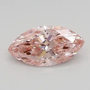0.81ct MARQUISE Fancy Vivid Pink VVS2 Coloured Lab diamond