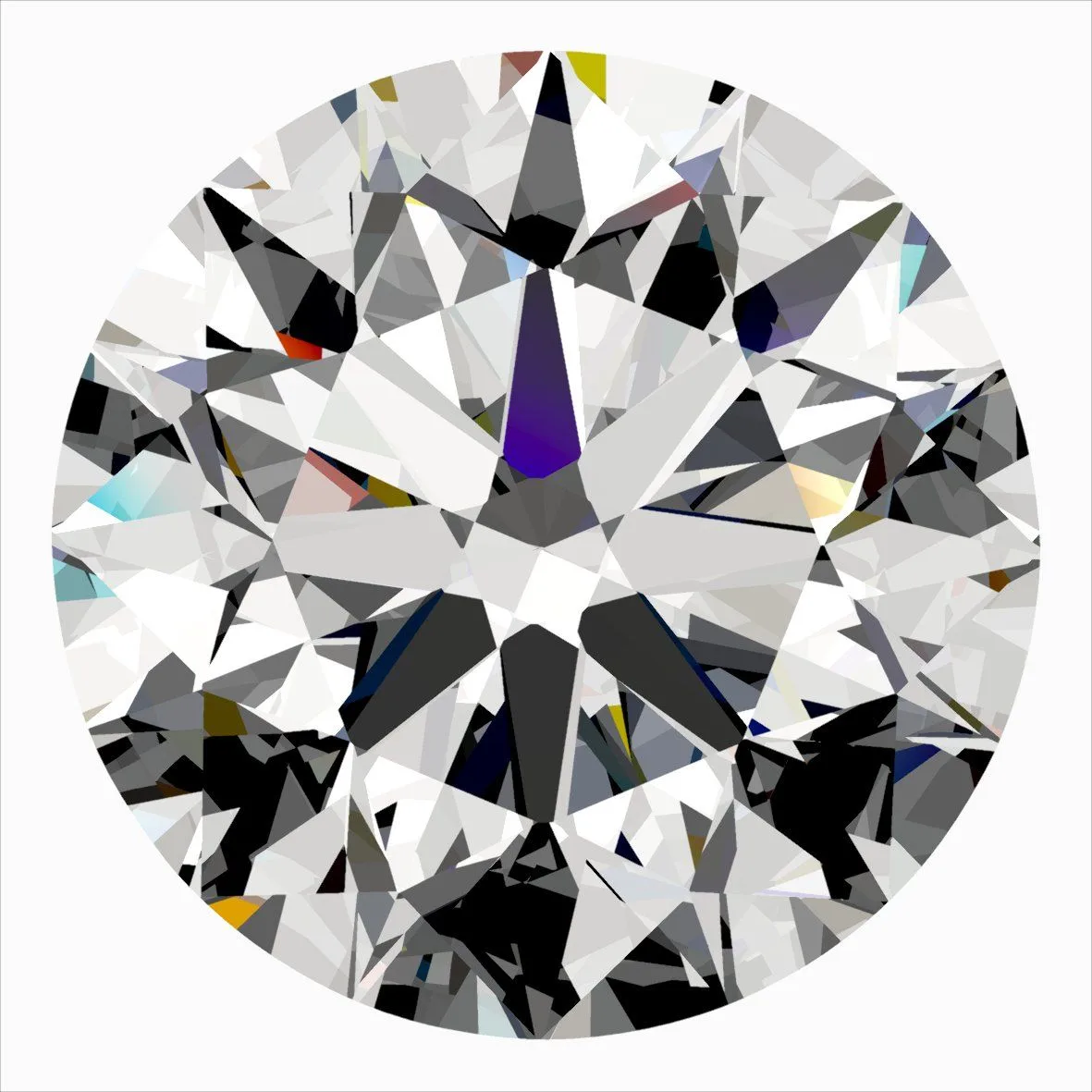 0.30ct ROUND F SI2 Natural diamond
