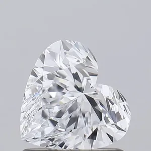 0.86ct HEART D FL Lab diamond