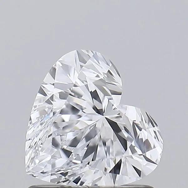 0.86ct HEART D FL Lab diamond