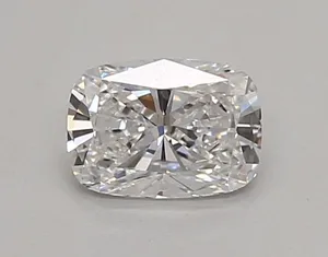 0.58ct CUSHION D VVS2 Lab diamond