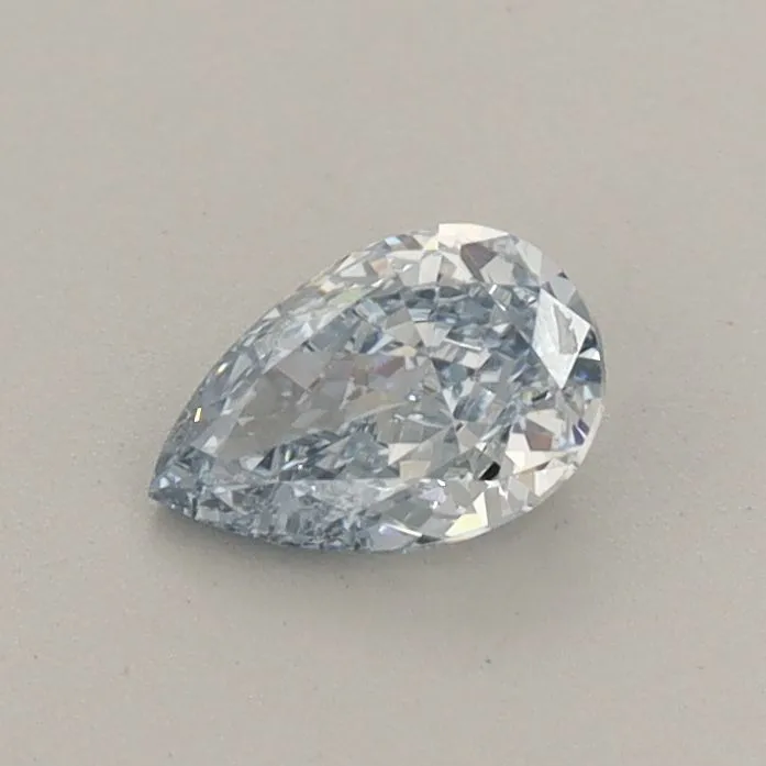 0.44ct PEAR Fancy Intense Blue VS1 Coloured Lab diamond