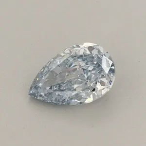 0.44ct PEAR Fancy Intense Blue VS1 Coloured Lab diamond