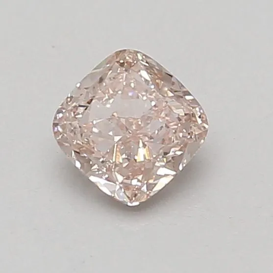0.74ct CUSHION Fancy Pink VS1 Coloured Lab diamond