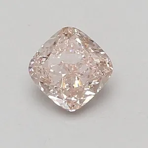 0.74ct CUSHION Fancy Pink VS1 Coloured Lab diamond