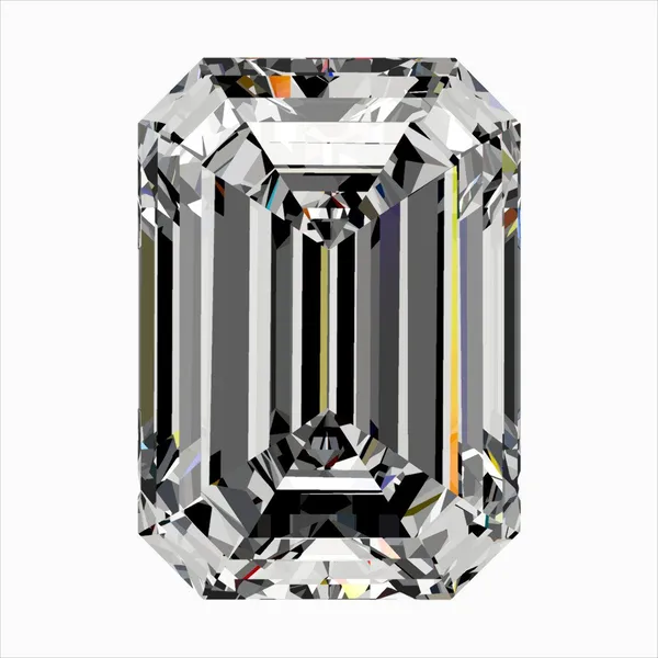 0.3ct EMERALD F VS1 Natural diamond