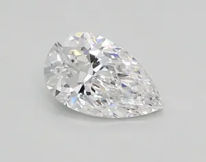 0.39ct PEAR D FL Lab diamond