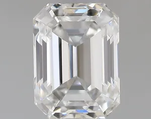 0.51ct EMERALD F IF Natural diamond