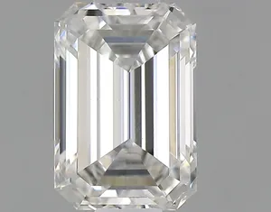 0.72ct EMERALD F VS1 Lab diamond