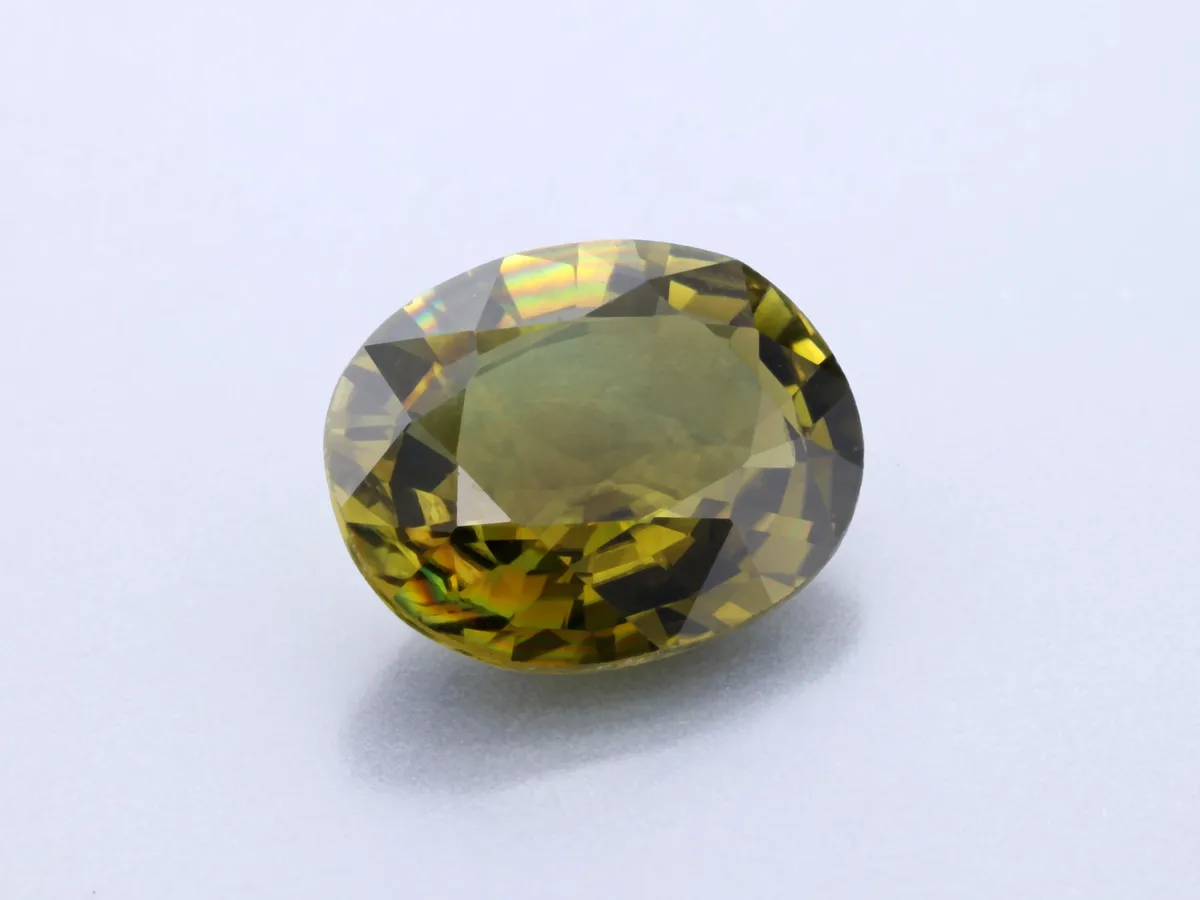 1.75ct Green Tourmaline, Oval gemstone