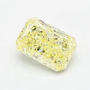 1ct RADIANT Fancy Intense Yellow VS1 Coloured Lab diamond