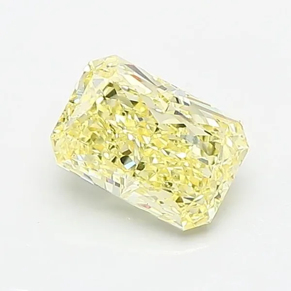 1ct RADIANT Fancy Intense Yellow VS1 Coloured Lab diamond