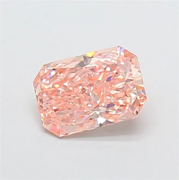 1.13ct RADIANT Fancy Intense Pink VS2 Coloured Lab diamond