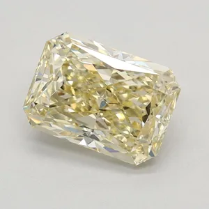 1.27ct RADIANT Fancy Light Yellow VVS2 Coloured Lab diamond