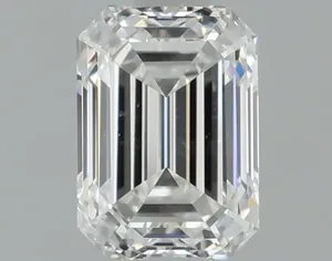 0.4ct EMERALD E SI1 Natural diamond