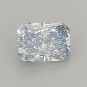1.09ct RADIANT Fancy Blue VS1 Coloured Lab diamond