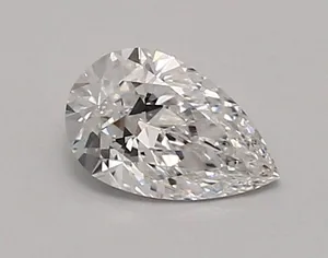 0.65ct PEAR D VVS1 Lab diamond
