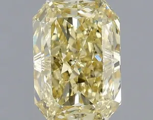 1.04ct RADIANT Fancy Yellow VS2 Coloured Lab diamond
