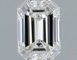 0.41ct EMERALD H VVS2 Natural diamond