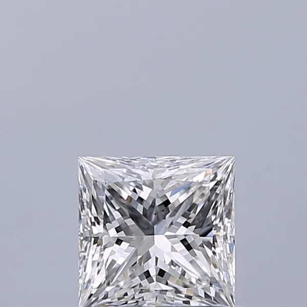 0.52ct PRINCESS F VVS1 Natural diamond