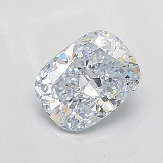 1.09ct CUSHION Fancy Light Blue VS1 Coloured Lab diamond