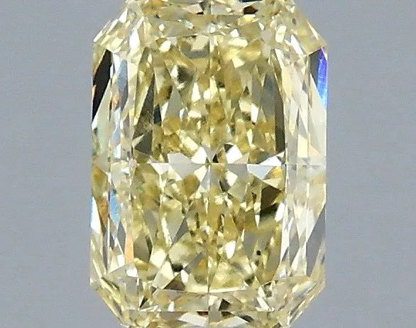 1.09ct RADIANT Fancy Yellow VS1 Coloured Lab diamond