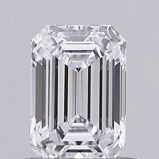 0.53ct EMERALD D VVS1 Lab diamond