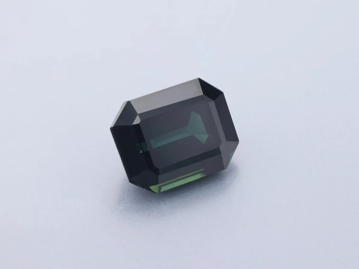 3.42ct Blue Sapphire, Emerald Cut gemstone