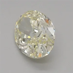 0.72ct OVAL Fancy Light Yellow VVS2 Coloured Lab diamond