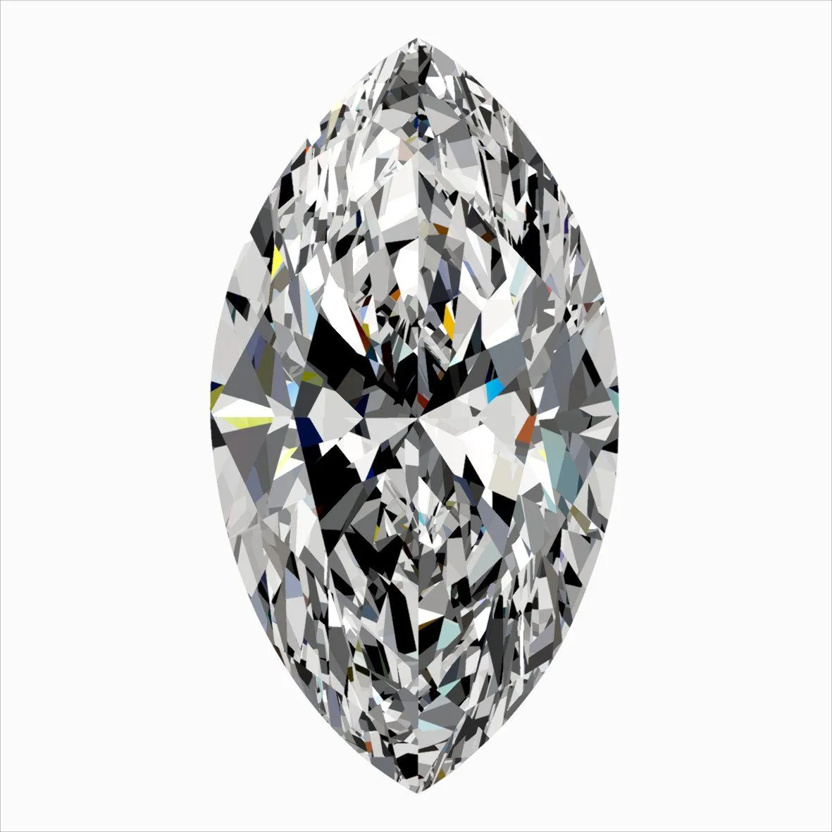 0.51ct MARQUISE F VVS2 Natural diamond