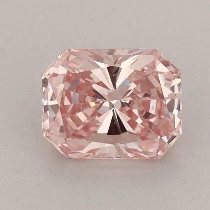 0.98ct RADIANT Fancy Intense Pink VS1 Coloured Lab diamond
