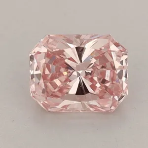 0.98ct RADIANT Fancy Intense Pink VS1 Coloured Lab diamond