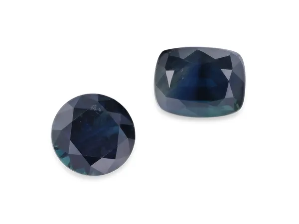 1.74ct Blue Sapphire, Cushion cut gemstone