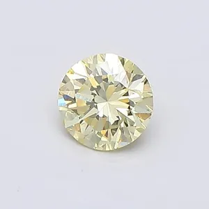 0.34ct ROUND Fancy Intense Yellow VVS2 Coloured Lab diamond