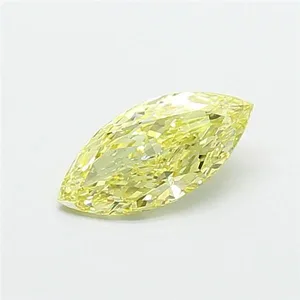 1.52ct MARQUISE Fancy Yellow VS1 Coloured Lab diamond