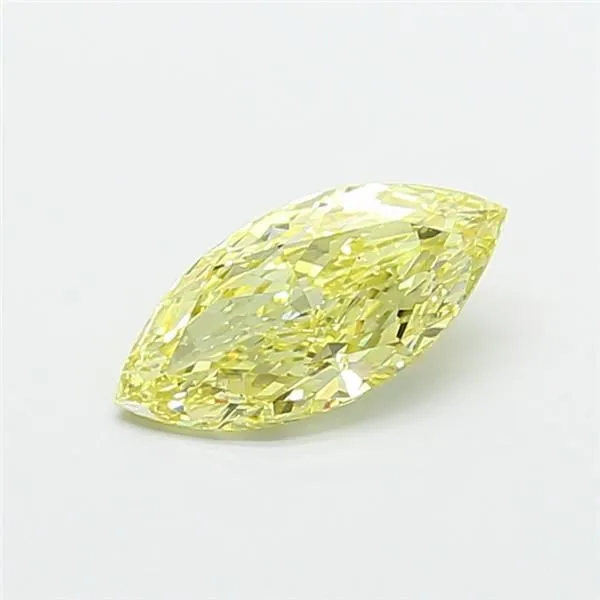 1.52ct MARQUISE Fancy Yellow VS1 Coloured Lab diamond