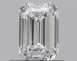 0.53ct EMERALD D VVS1 Natural diamond