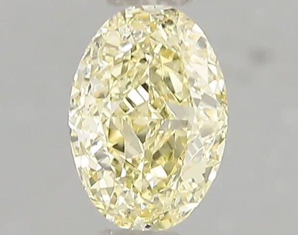1.03ct OVAL Fancy Intense Yellow VVS2 Coloured Lab diamond