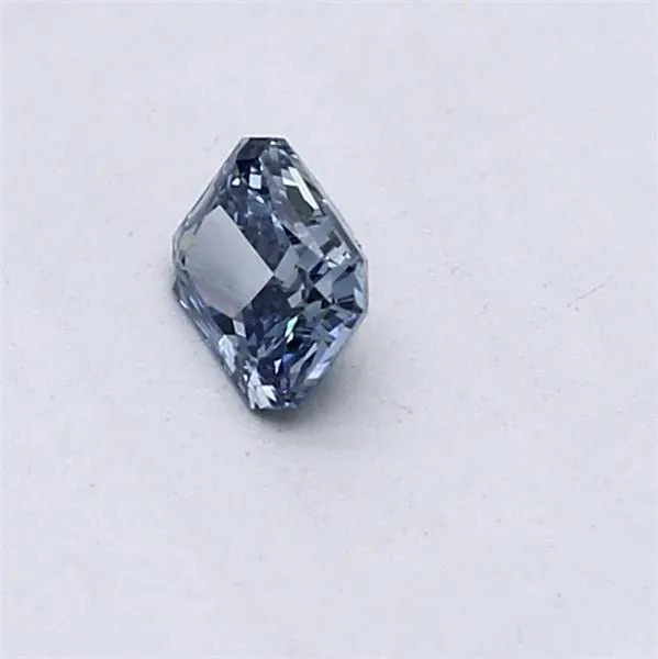 0.31ct RADIANT Fancy Vivid Blue VVS1 Coloured Lab diamond